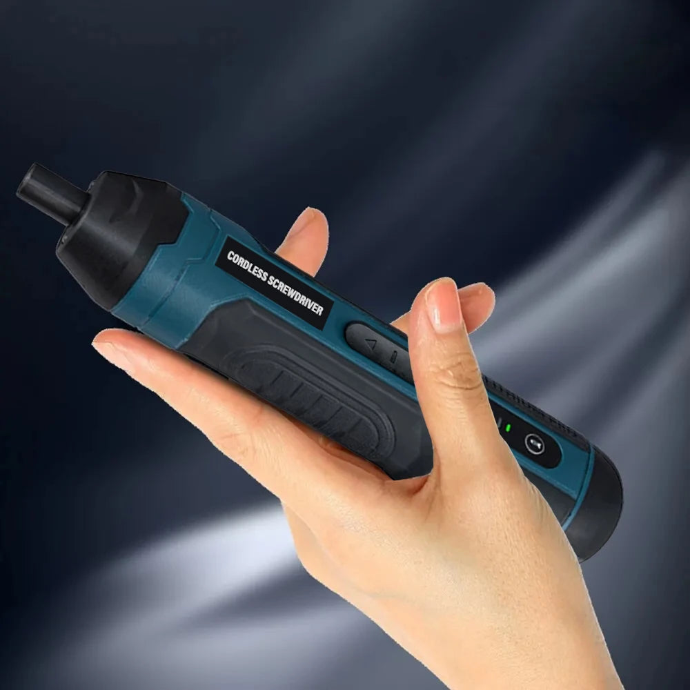 Mini Cordless Electric Screwdriver with Rechargeable Battery - Smarsty