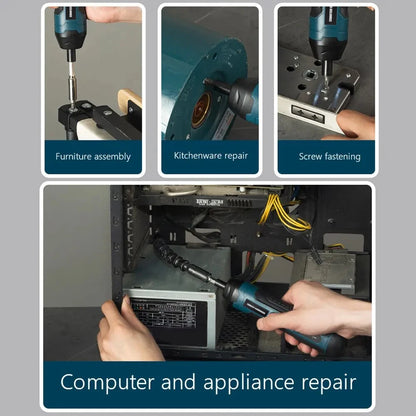 Mini Cordless Electric Screwdriver with Rechargeable Battery - Smarsty