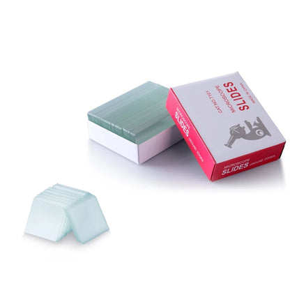 50pcs Pre-Cleaned Microscope Slides with Cover Glass - Smarsty