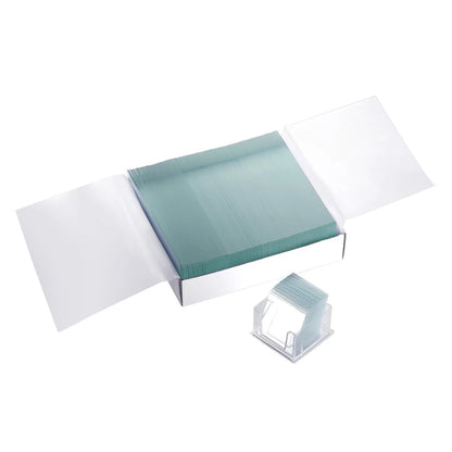 50pcs Pre-Cleaned Microscope Slides with Cover Glass - Smarsty