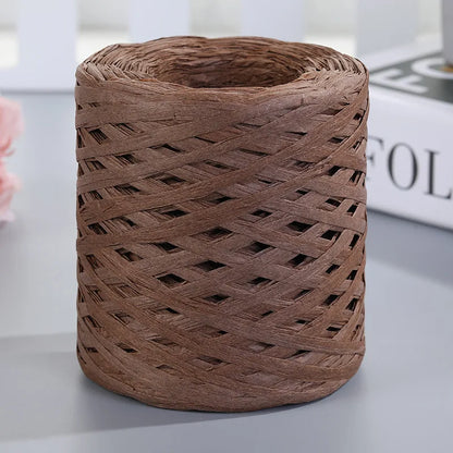 Natural Raffia Straw Yarn 200M for DIY Projects - Smarsty