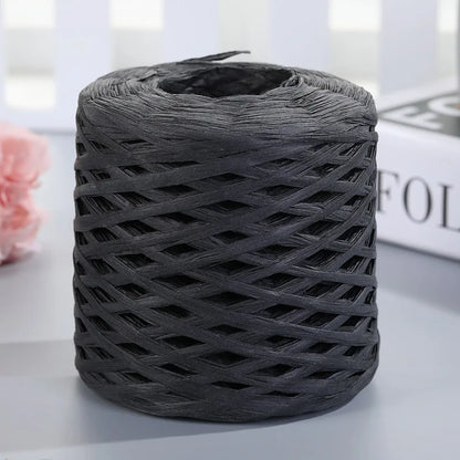 Natural Raffia Straw Yarn 200M for DIY Projects - Smarsty