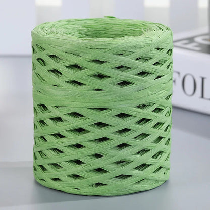 Natural Raffia Straw Yarn 200M for DIY Projects - Smarsty
