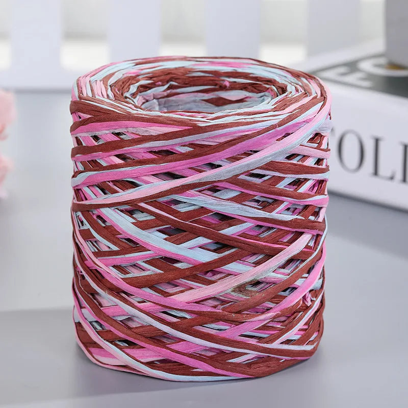 Natural Raffia Straw Yarn 200M for DIY Projects - Smarsty