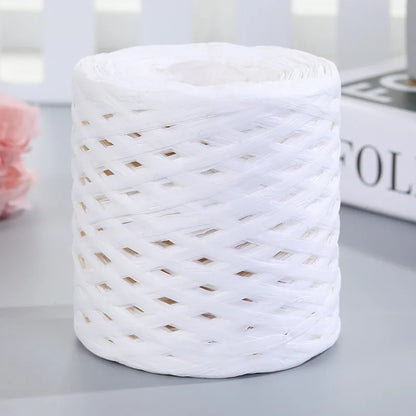 Natural Raffia Straw Yarn 200M for DIY Projects - Smarsty
