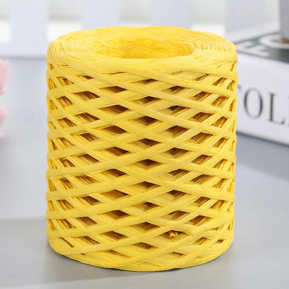 Natural Raffia Straw Yarn 200M for DIY Projects - Smarsty