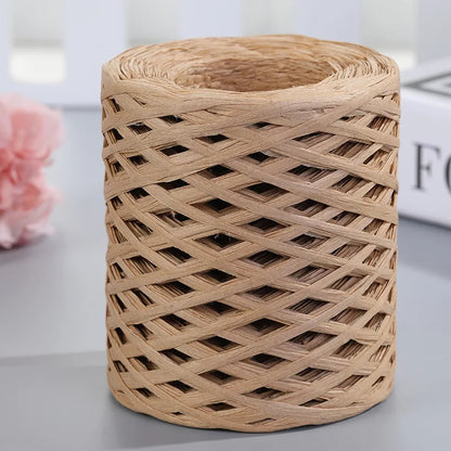 Natural Raffia Straw Yarn 200M for DIY Projects - Smarsty