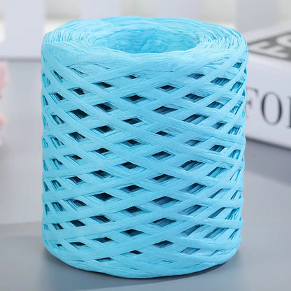 Natural Raffia Straw Yarn 200M for DIY Projects - Smarsty