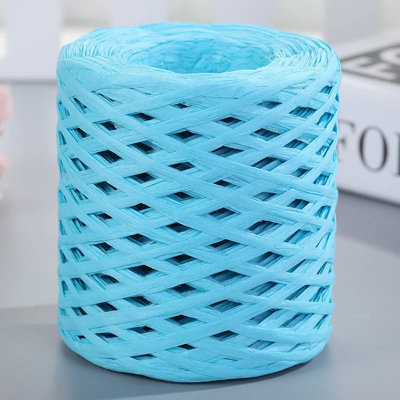 Natural Raffia Straw Yarn 200M for DIY Projects - Smarsty