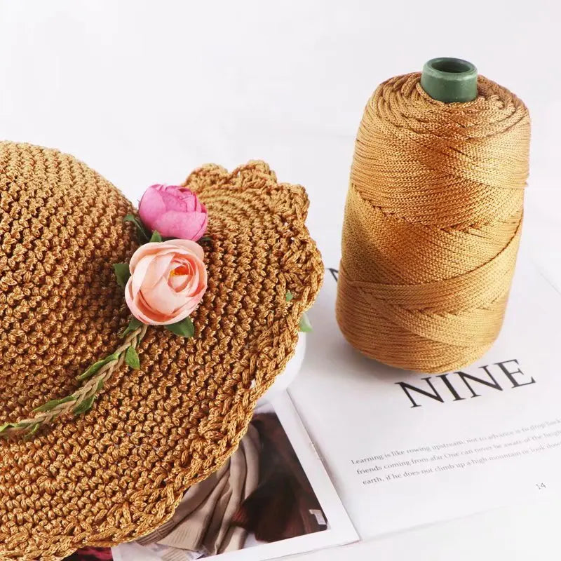 230g Hollow Crochet Yarn for DIY Summer Hats - Smarsty
