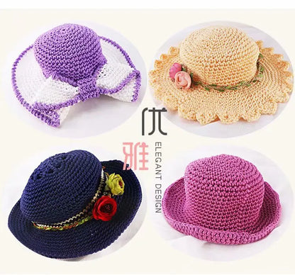 230g Hollow Crochet Yarn for DIY Summer Hats - Smarsty