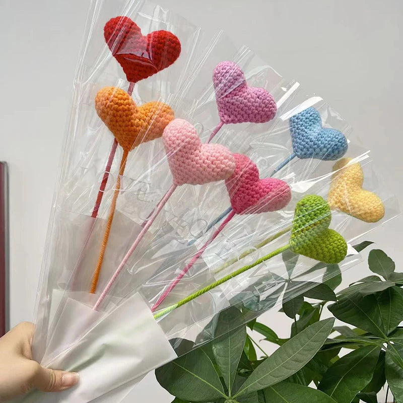 Hand-Knitted Crochet Floral Bouquet for Home Decor - Smarsty