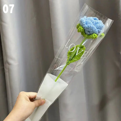 Hand-Knitted Crochet Floral Bouquet for Home Decor - Smarsty