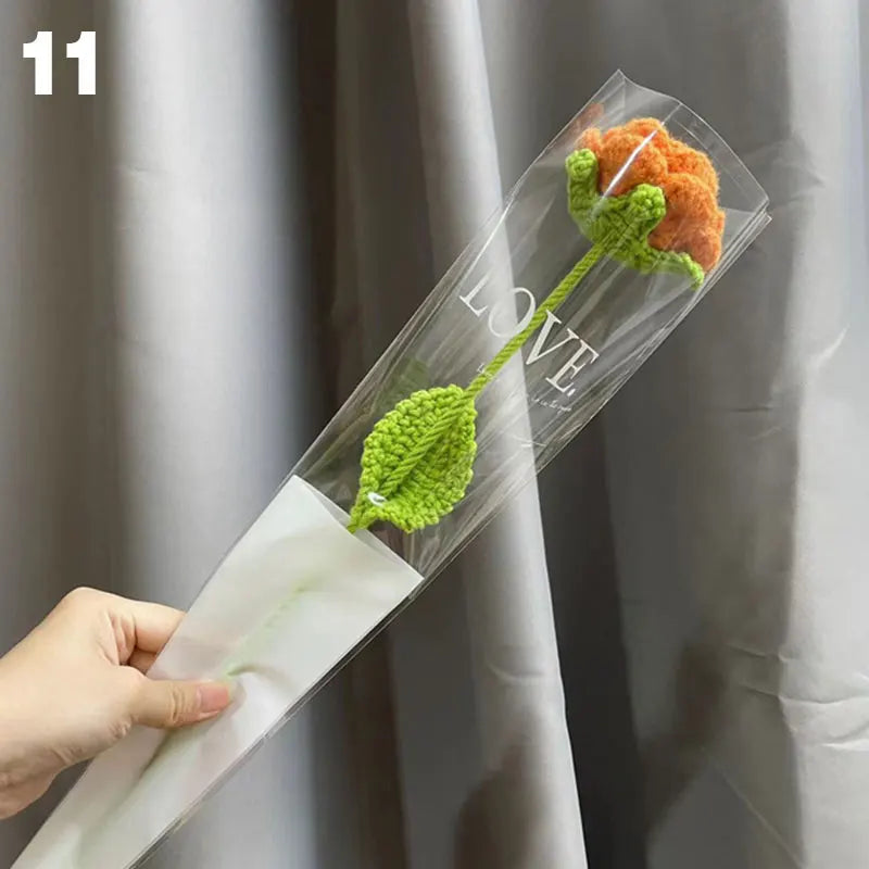 Hand-Knitted Crochet Floral Bouquet for Home Decor - Smarsty