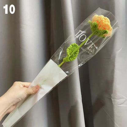 Hand-Knitted Crochet Floral Bouquet for Home Decor - Smarsty