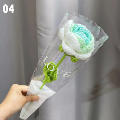Hand-Knitted Crochet Floral Bouquet for Home Decor - Smarsty