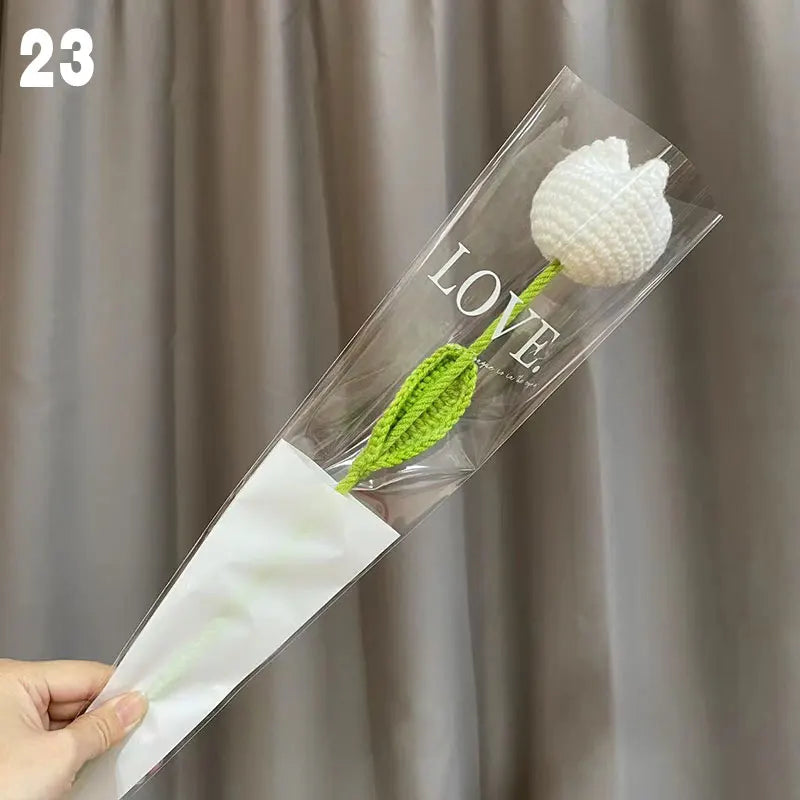 Hand-Knitted Crochet Floral Bouquet for Home Decor - Smarsty