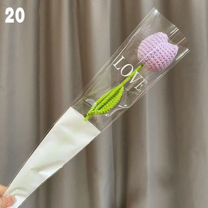 Hand-Knitted Crochet Floral Bouquet for Home Decor - Smarsty