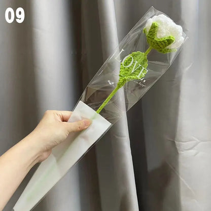 Hand-Knitted Crochet Floral Bouquet for Home Decor - Smarsty