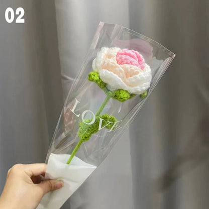 Hand-Knitted Crochet Floral Bouquet for Home Decor - Smarsty