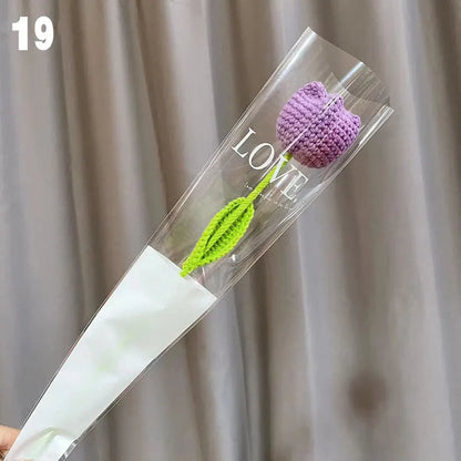 Hand-Knitted Crochet Floral Bouquet for Home Decor - Smarsty