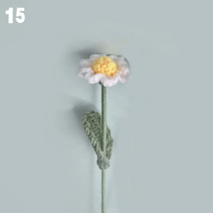 Hand-Knitted Crochet Floral Bouquet for Home Decor - Smarsty