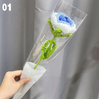Hand-Knitted Crochet Floral Bouquet for Home Decor - Smarsty