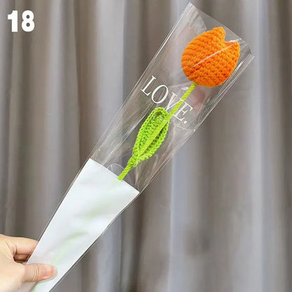 Hand-Knitted Crochet Floral Bouquet for Home Decor - Smarsty