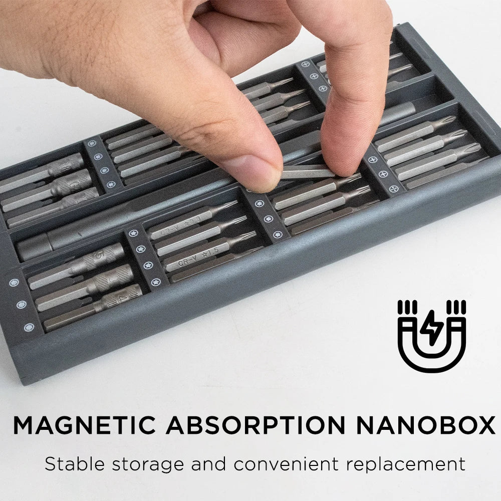 Magnetic Precision Screwdriver Set for Mobile Repairs - Smarsty