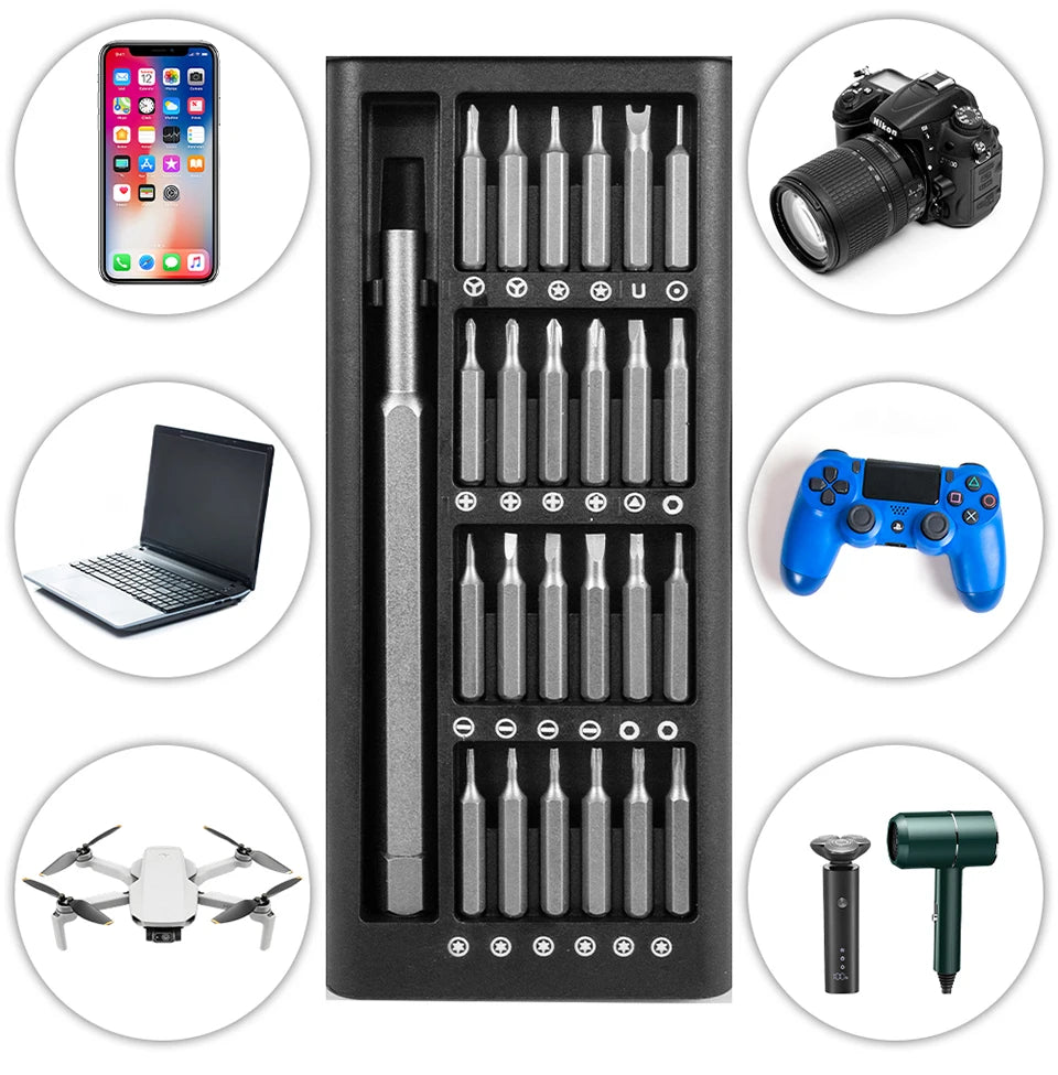 Magnetic Precision Screwdriver Set for Mobile Repairs - Smarsty