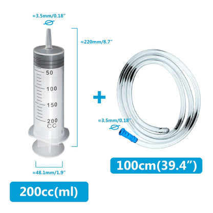 Multifunctional Large Capacity Syringe for Pet Feeding and Dispensing - Smarsty