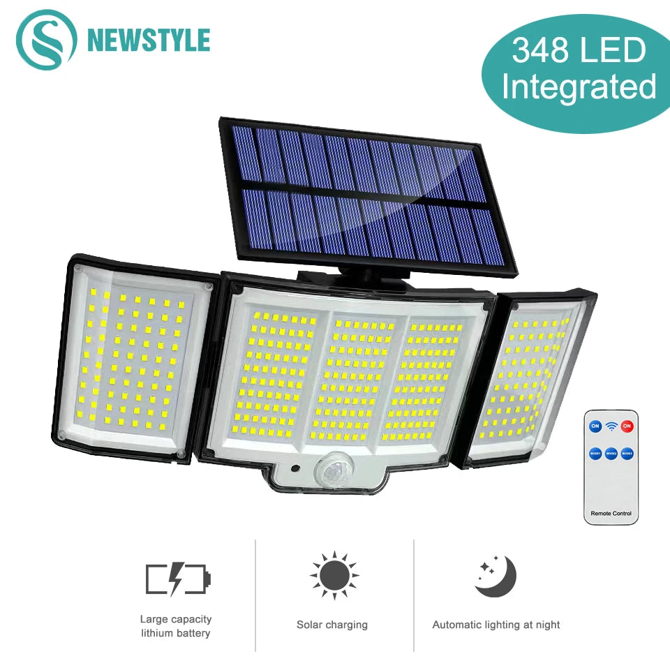 Super Bright Solar Motion Sensor Light for Outdoor Use - Smarsty