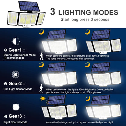Super Bright Solar Motion Sensor Light for Outdoor Use - Smarsty