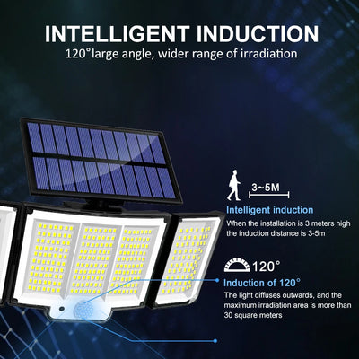 Super Bright Solar Motion Sensor Light for Outdoor Use - Smarsty