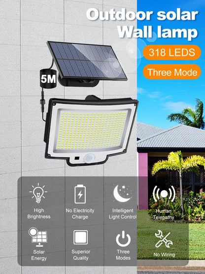 Super Bright Solar Motion Sensor Light for Outdoor Use - Smarsty