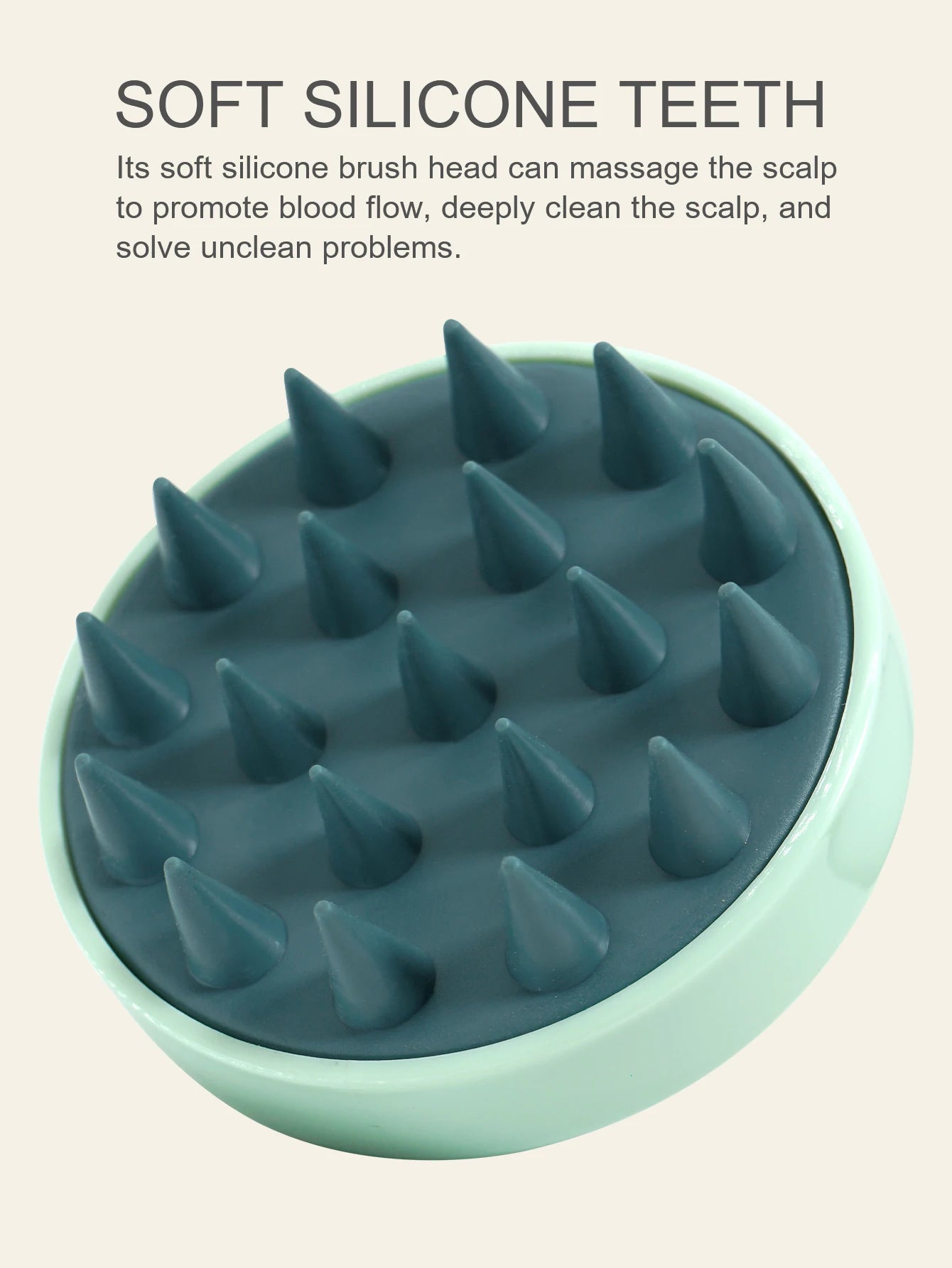 Silicone Scalp Massager Brush for Hair Growth - Smarsty