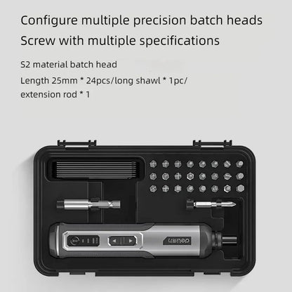 Deli Mini Electric Screwdriver Tool Set with Lithium Battery - Smarsty