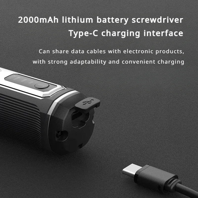 Deli Mini Electric Screwdriver Tool Set with Lithium Battery - Smarsty