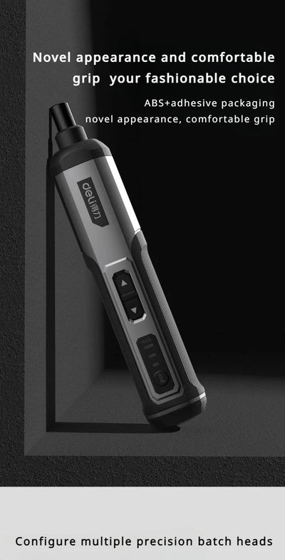 Deli Mini Electric Screwdriver Tool Set with Lithium Battery - Smarsty