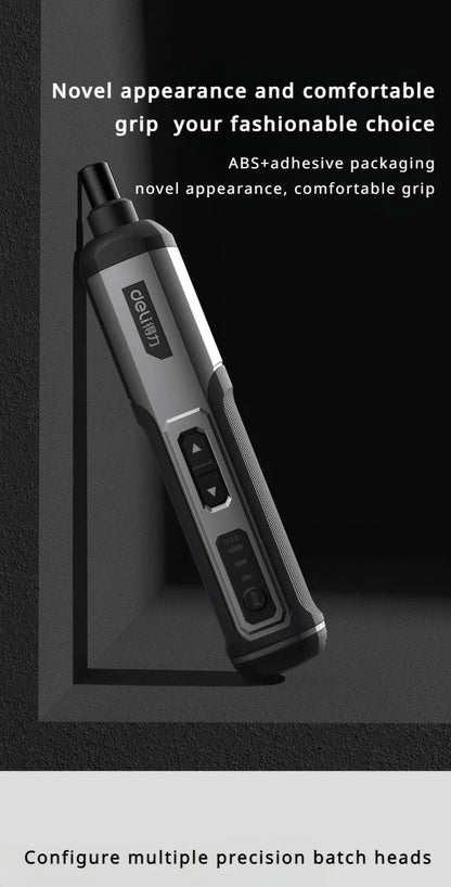 Deli Mini Electric Screwdriver Tool Set with Lithium Battery - Smarsty