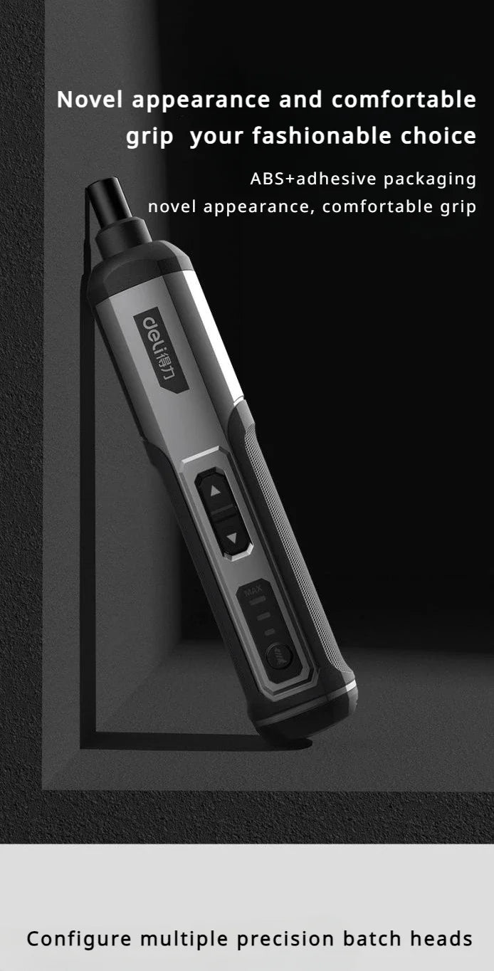 Deli Mini Electric Screwdriver Tool Set with Lithium Battery - Smarsty
