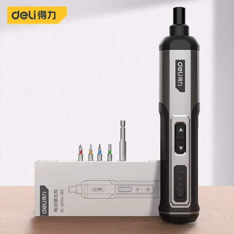 Deli Mini Electric Screwdriver Tool Set with Lithium Battery - Smarsty