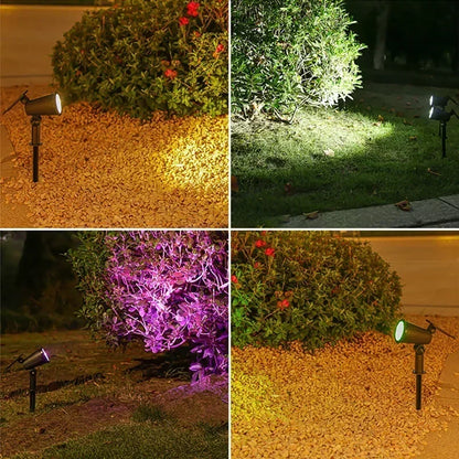 Adjustable LED Solar Spotlights for Outdoor Garden Lighting - Smarsty