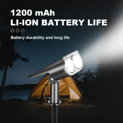 Adjustable LED Solar Spotlights for Outdoor Garden Lighting - Smarsty