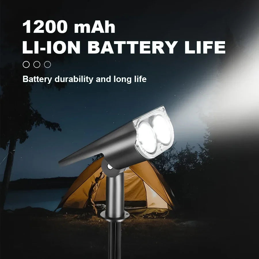 Adjustable LED Solar Spotlights for Outdoor Garden Lighting - Smarsty