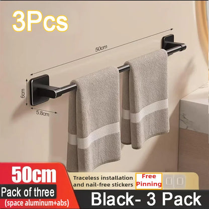 Stainless Steel Over Door Towel Rack for Bathroom - Smarsty