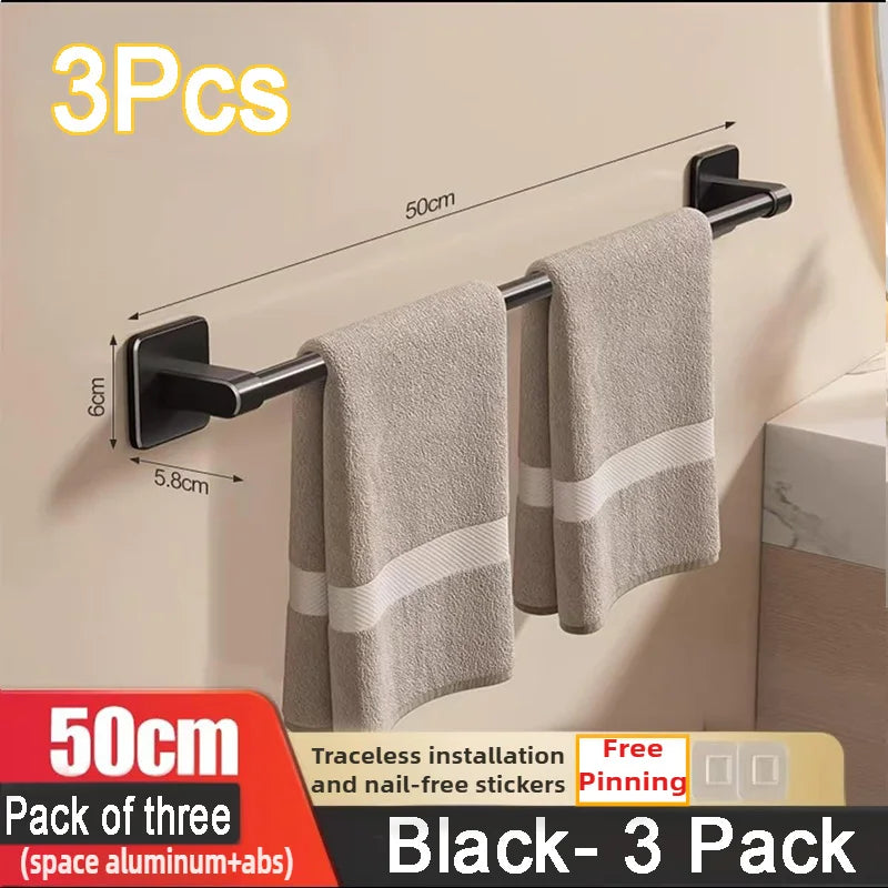 Stainless Steel Over Door Towel Rack for Bathroom - Smarsty