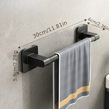 Wall Mounted Towel Rack With No Drilling Installation - Smarsty