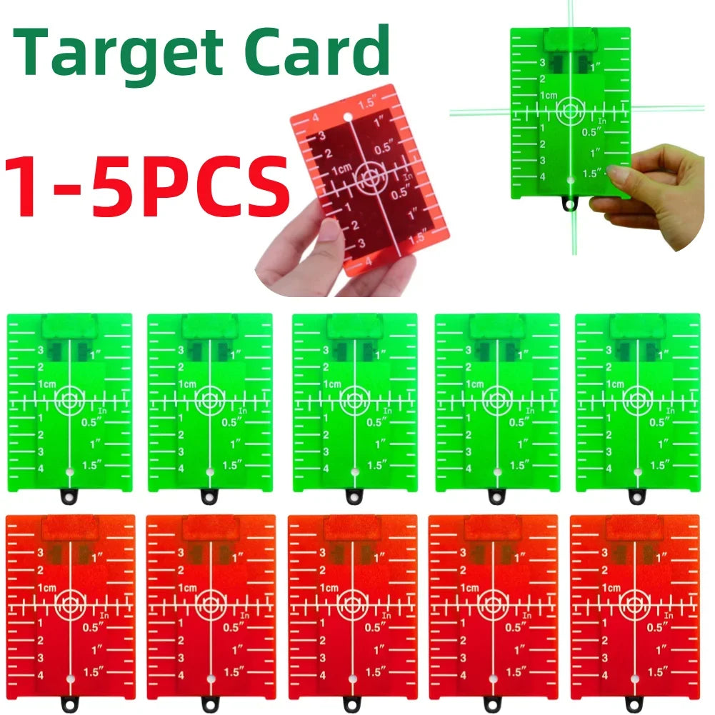Laser Level Target Card for Accurate Measurements - Smarsty