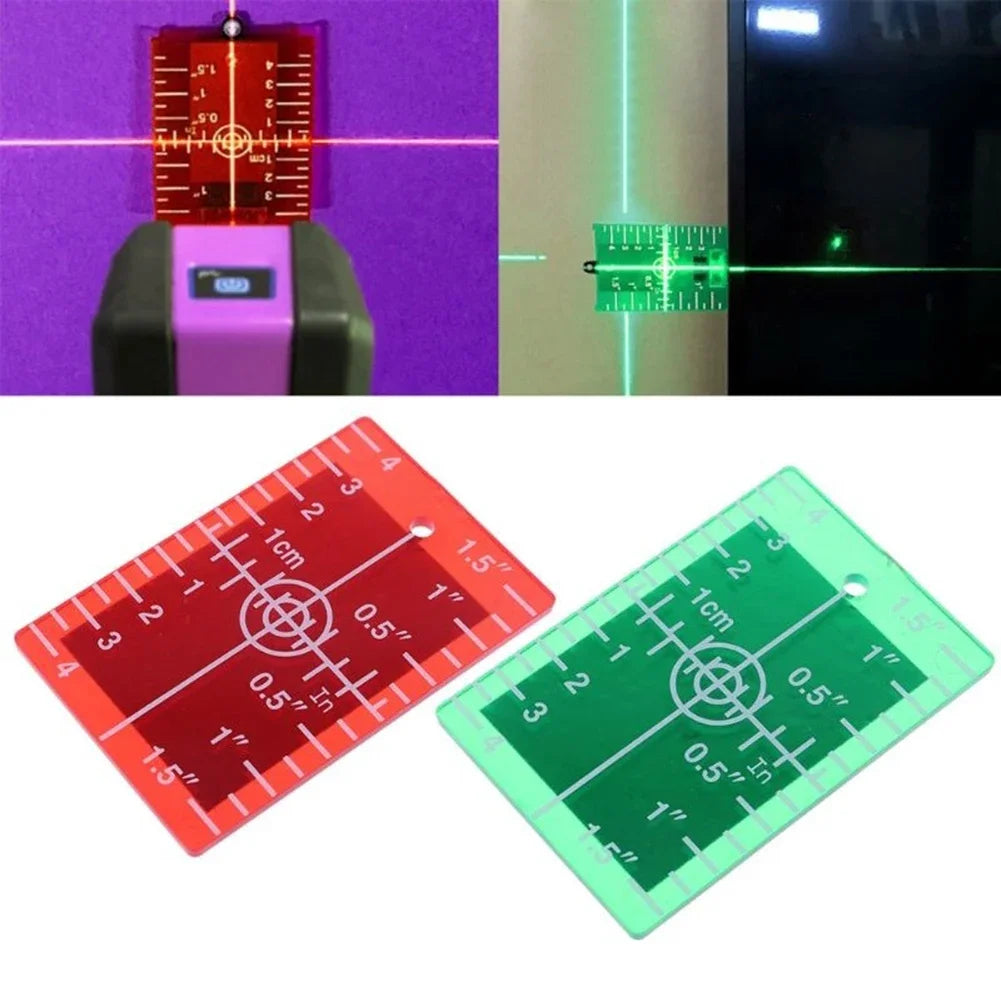 Laser Level Target Card for Accurate Measurements - Smarsty